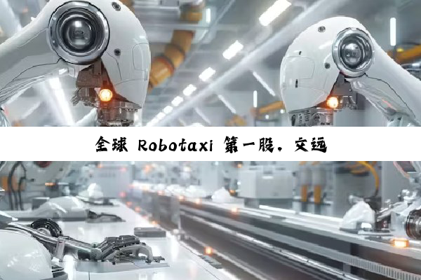 全球 Robotaxi 第一股，文远知行通过港交所上市聆讯